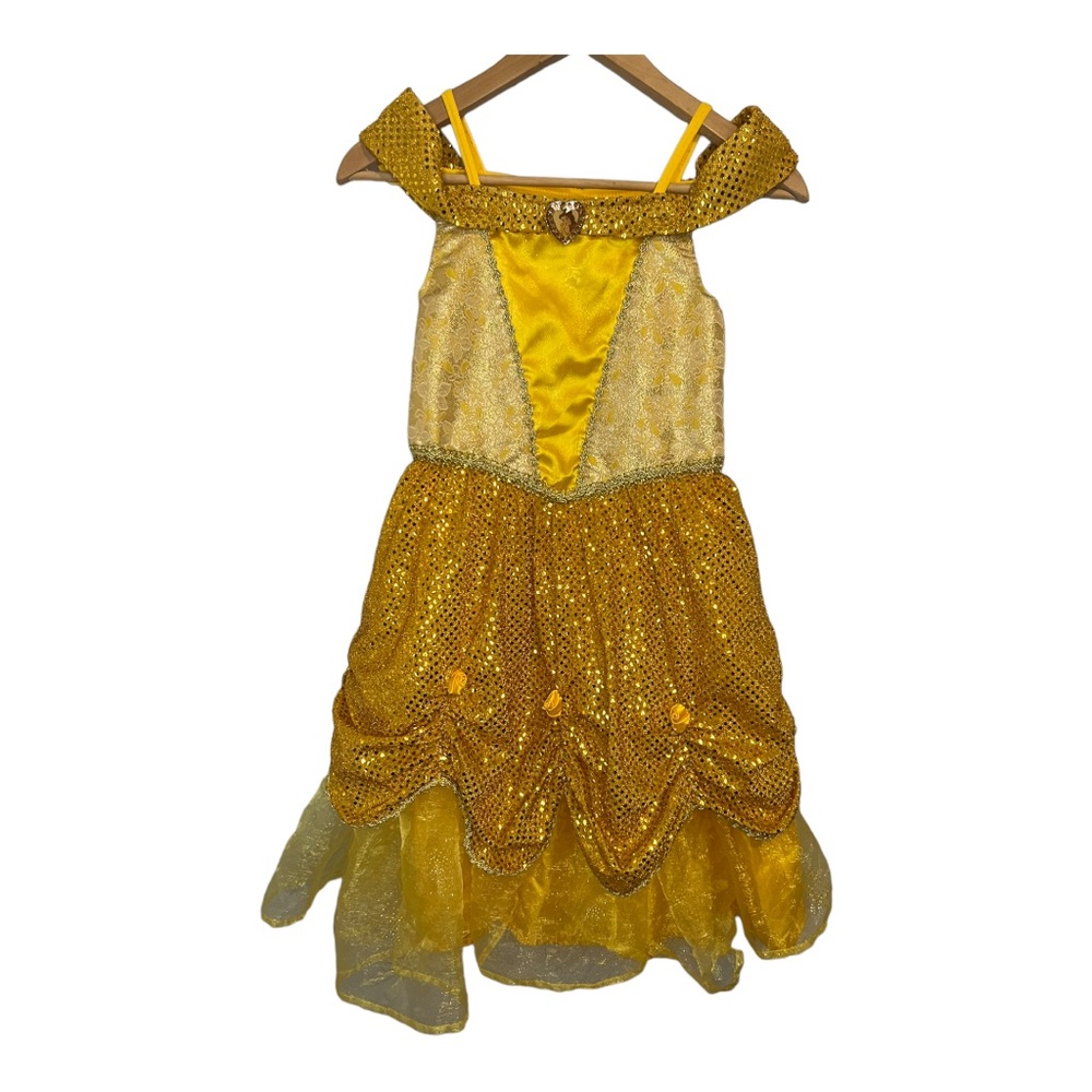 Disney Parks Authentic BELLE Dress Costume BEAUTY AND THE BEAST Sz Medium